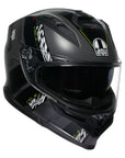 AGV K7 Helmet - Kyber Matt Grey/Fluoro Yellow