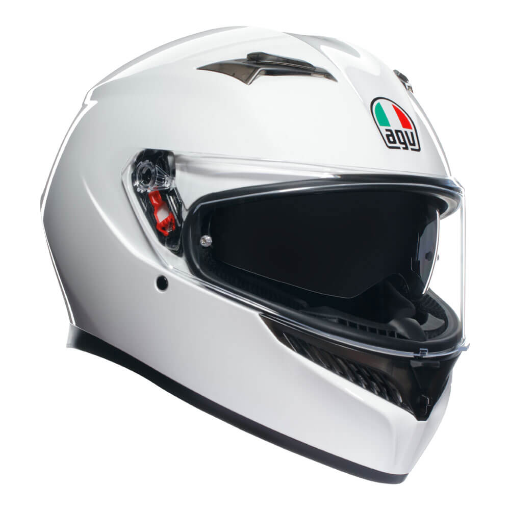 AGV  K3 Motorcycle Helmet - Seta White (2024) – Peak Moto
