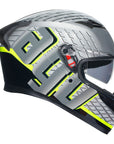 AGV K3 Helmet - Fortify Grey/Black/Yellow Fluro