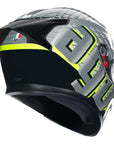 AGV K3 Helmet - Fortify Grey/Black/Yellow Fluro