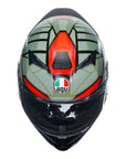 AGV K3 Helmet - Decept Matt Black/Green/Red