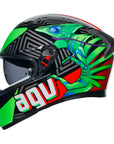 AGV K3 Helmet - Kamaleon Black/Red/Green