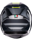 AGV K3 Helmet - Shade Grey/Fluro Yellow