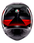 AGV K3 Helmet - Striga Matt Black/Grey/Red