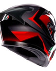 AGV K3 Helmet - Striga Matt Black/Grey/Red