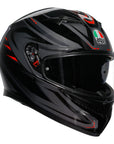 AGV K3 Helmet - Syth Black/Red