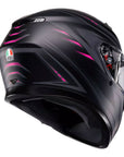 AGV K3 Helmet - Syth Matt Black/Pink