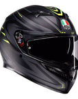 AGV K3 Helmet - Syth Matt Black/Yellow Fluro