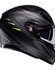 AGV K3 Helmet - Syth Matt Black/Yellow Fluro