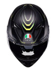 AGV K3 Helmet - Syth Matt Black/Yellow Fluro
