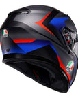 AGV K3 Helmet - Striga Matt Black/Blue/Red
