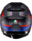 AGV K3 Helmet - Striga Matt Black/Blue/Red