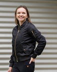 Moto Flecha Negra | Chaqueta bomber Glory 2.0 para mujer