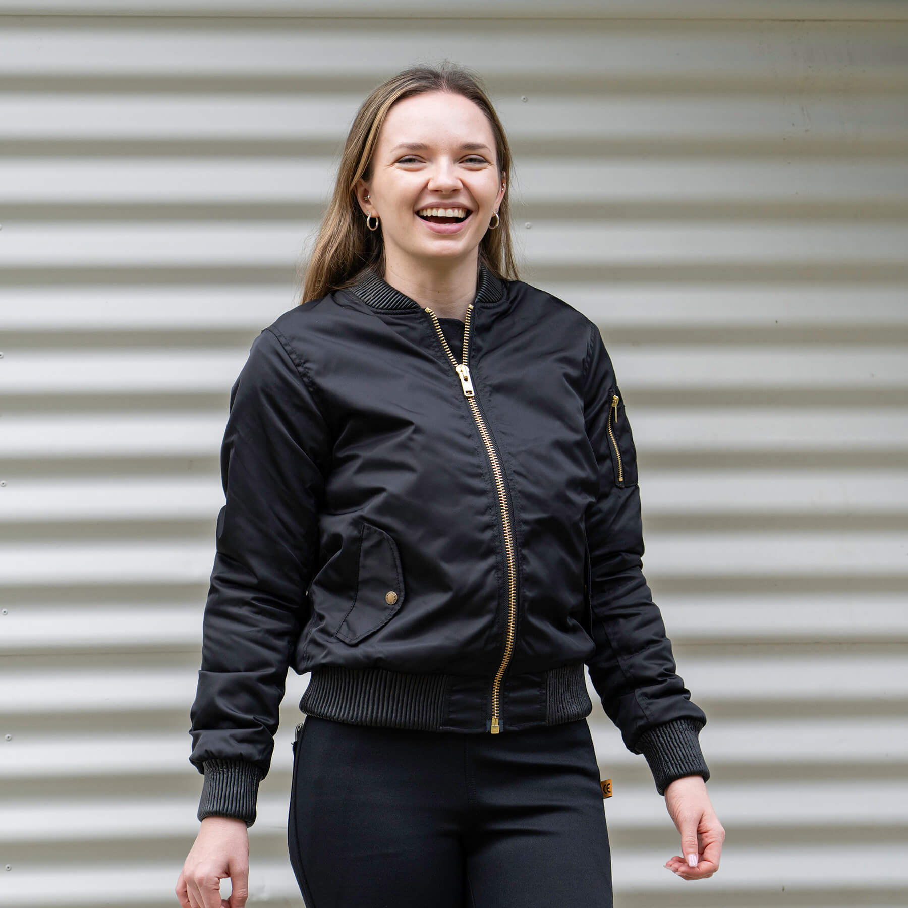 Black Arrow Moto Women's Glory Bomber Jacket Peak Moto