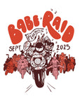 Peak Moto BABE RAID 2025 Event Tee - Rally Design - FINAL SALE