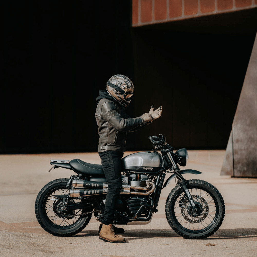 'ol Bobber Classic Leather Motorbike Jacket