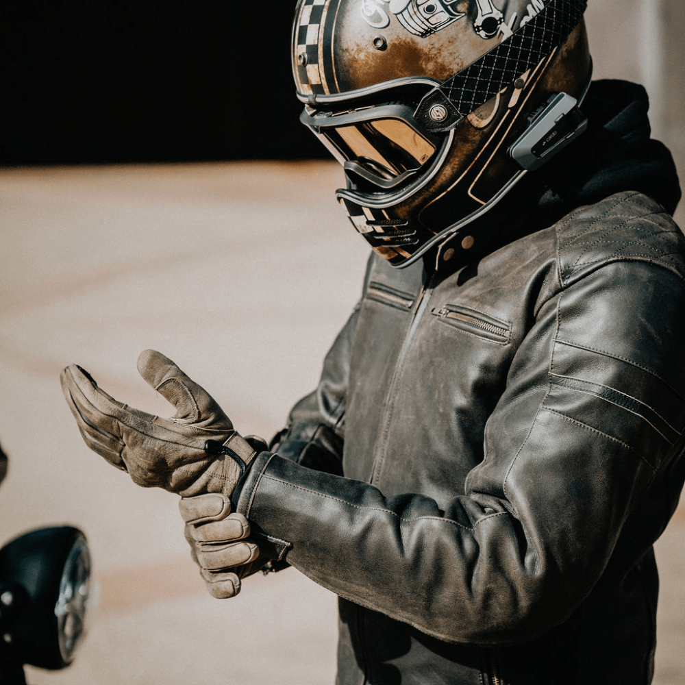 'ol Bobber Classic Leather Motorbike Jacket