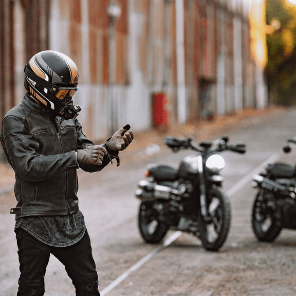 'ol Bobber Classic Leather Motorbike Jacket