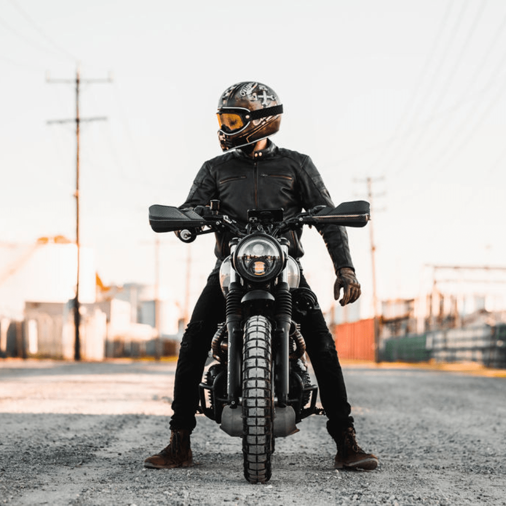 'ol Bobber Classic Leather Motorbike Jacket
