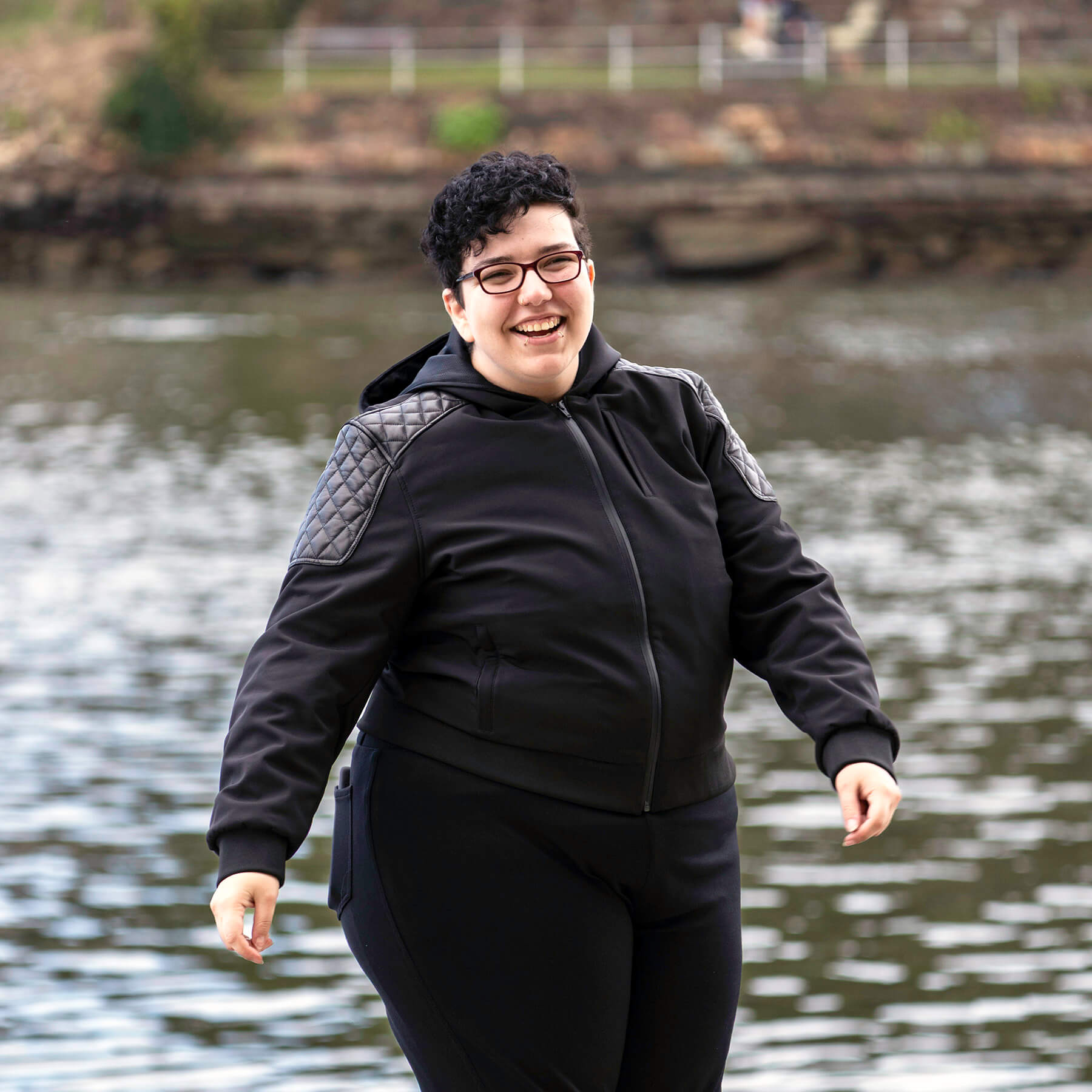 Delta Women's Moto Hoodie