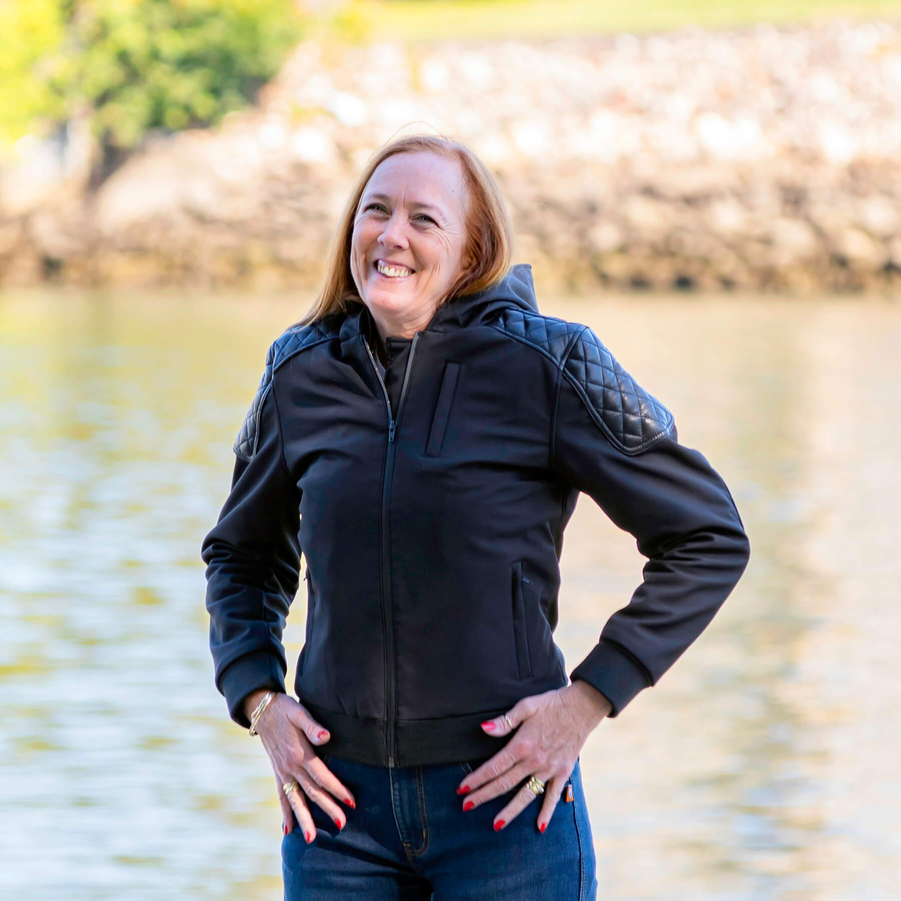 Delta Women's Moto Hoodie