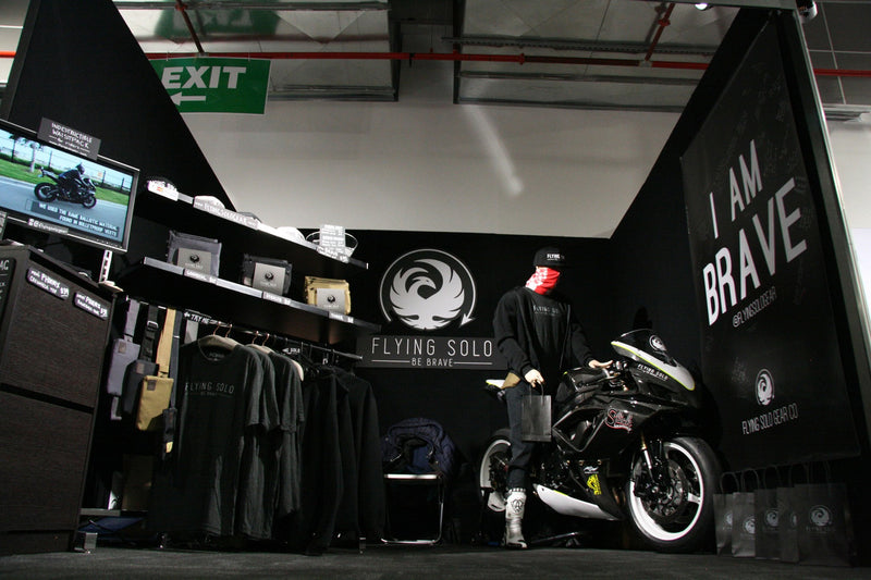Flying Solo Gear Co launching at Australian Moto Expo 2016.