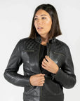 Isla AAA Womens Leather Motorcycle Jacket - FINAL SALE