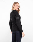 Knox Honister AAA Women's Armoured Shirt motorcycle shirt in black, view 9