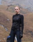 Knox Honister AAA Women's Armoured Shirt motorcycle shirt in black, view 2
