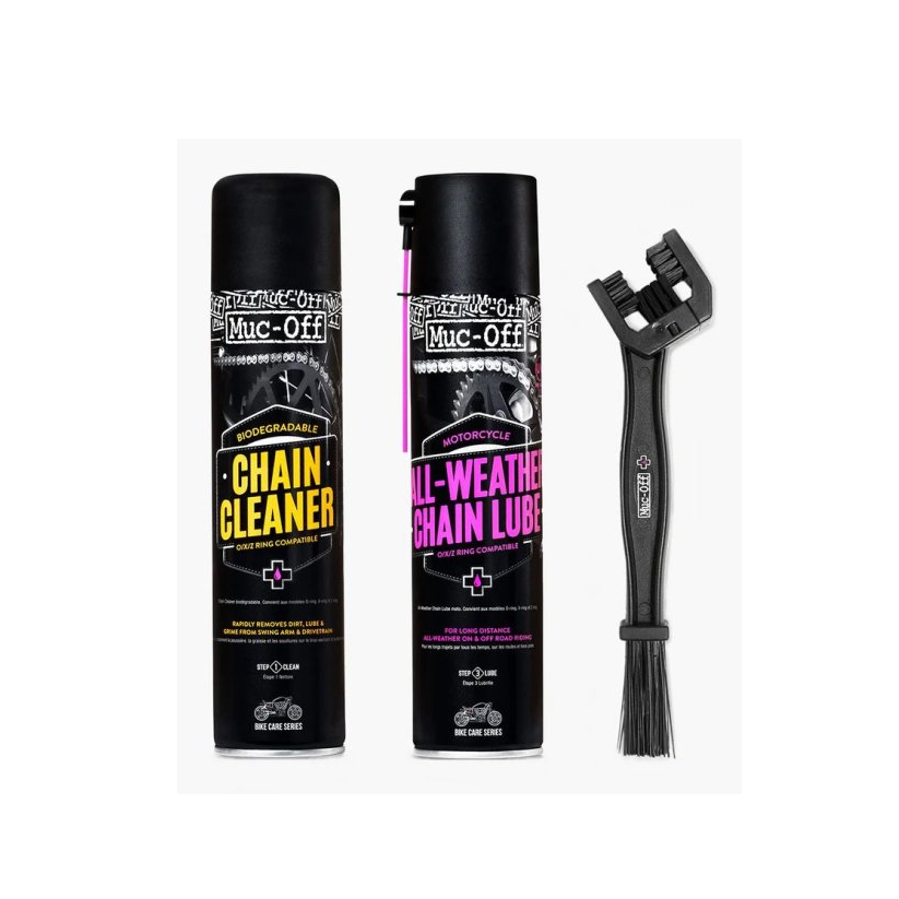 Muc-Off Motorcycle Chain Care Kit Peak Moto