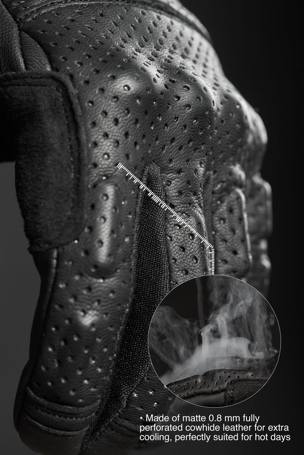 Onyx Black 02 Leather Gloves