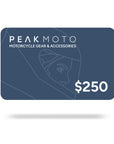 Tarjeta de regalo Peak Moto