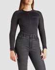 Pando Moto Shell WW Black 02 – Armoured Motorcycle Baselayer Bodysuit