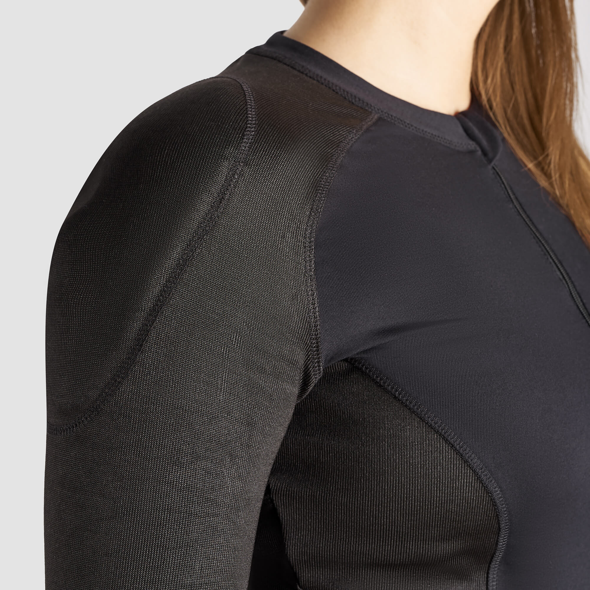 Pando Moto Shell WW Black 02 – Armoured Motorcycle Baselayer Bodysuit