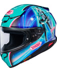 Shoei NXR2 Helmet - Hatsune Miku TC-4