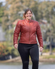 Moto Flecha Negra | Chaqueta de cuero perforada Wild & Free