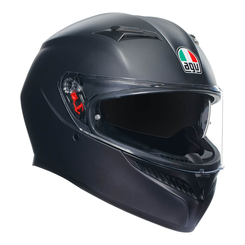 AGV K3 Helmet Matt Black Peak Moto - Main Image