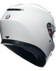 AGV | K3 Motorcycle Helmet - Seta White (2024) - XS - Motorcycle Helmet - Peak Moto