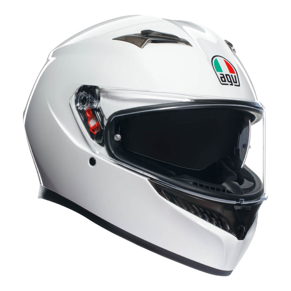 AGV K3 Helmet Seta White 2024 Peak Moto Gear