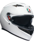 AGV | K3 Motorcycle Helmet - Seta White (2024) - XS - Motorcycle Helmet - Peak Moto