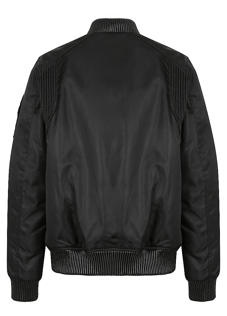 Black Arrow Moto | Men's Glory 2.0 Bomber Jacket - BLACK - Jackets - Peak Moto