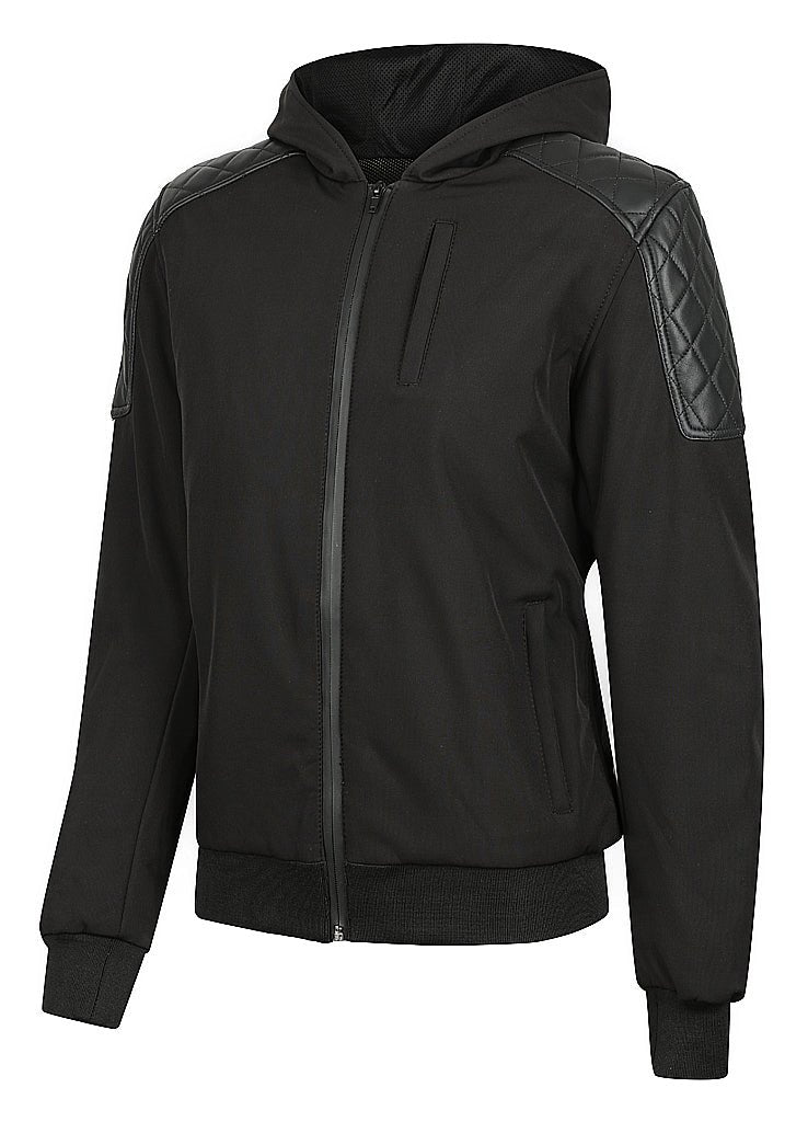 Black Arrow Moto | Women's Delta Moto Hoodie - BLACK - Jackets - Peak Moto