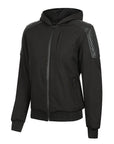 Moto Flecha Negra | Sudadera con capucha Delta Moto para mujer