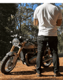 Camino | Calix Motorcycle Jeans Single Layer Armalith Regular Fit (Armour Pockets) - Black - Jeans - Peak Moto