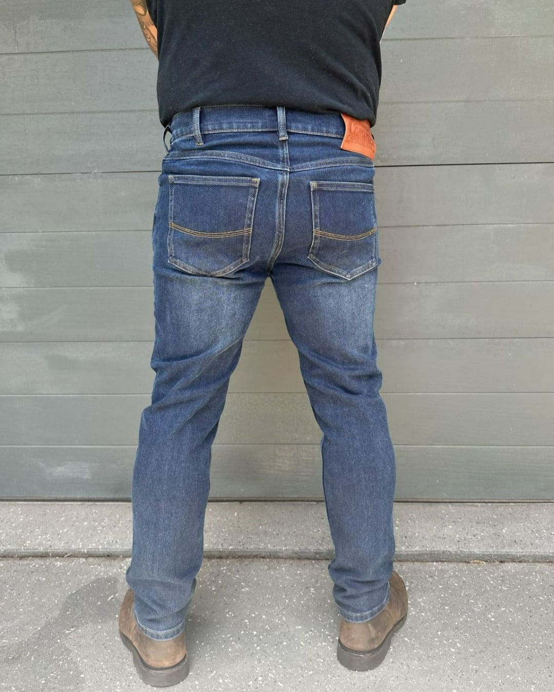 Camino | Calix Motorcycle Jeans Single Layer Armalith Regular Fit (Armour Pockets) - Black - Jeans - Peak Moto