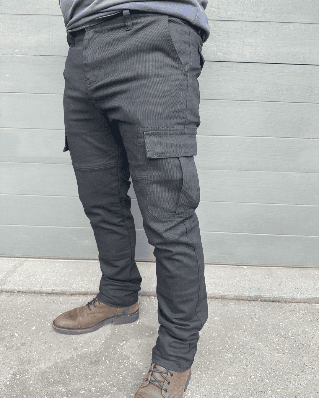 Camino | Camino Cargos Single layer Armalith Regular (Armour Pockets) - Black - Peak Moto