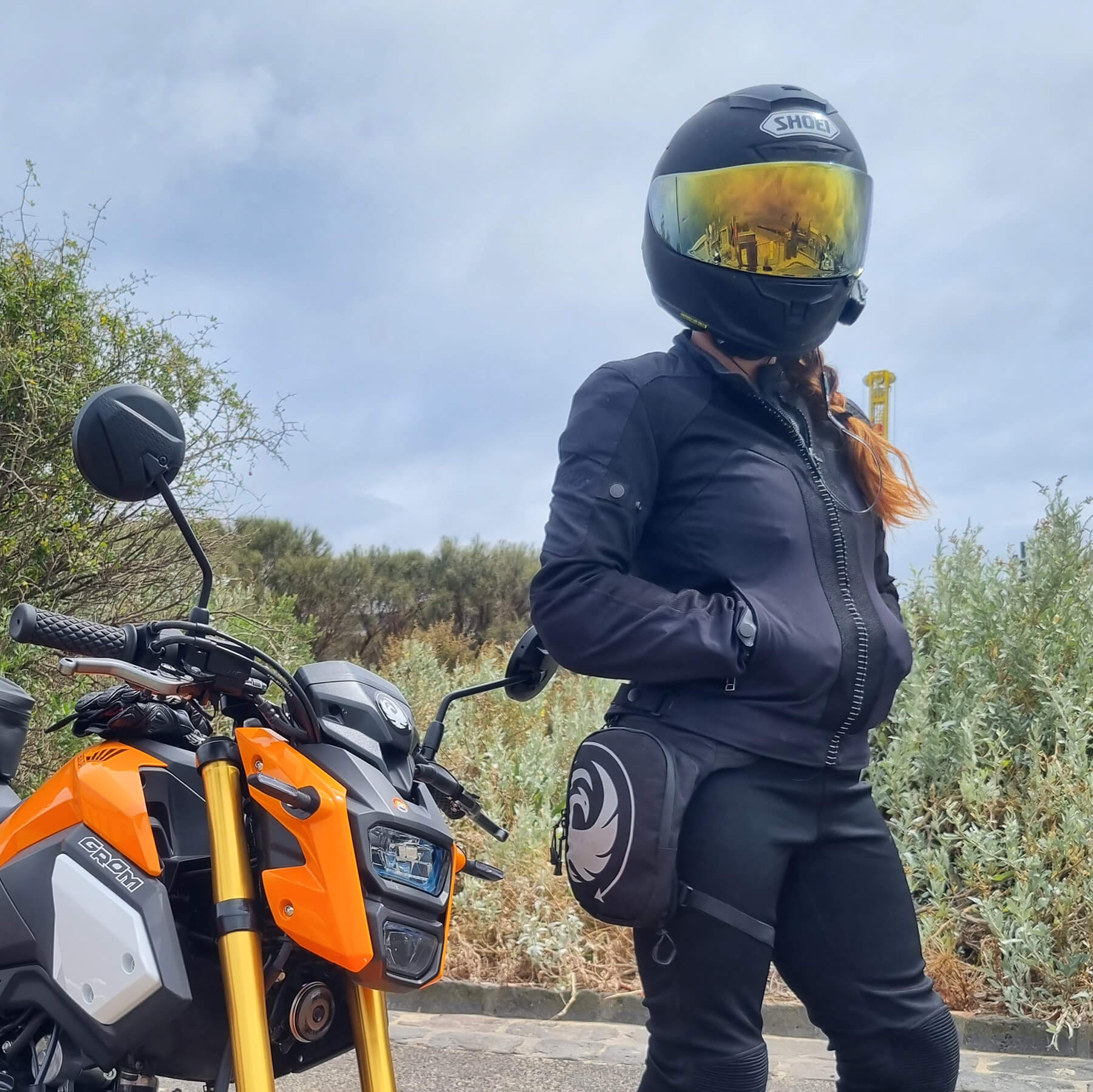 Flying Solo Gear Co | Octane Leg Bag - Black - Bags & Luggage - Peak Moto