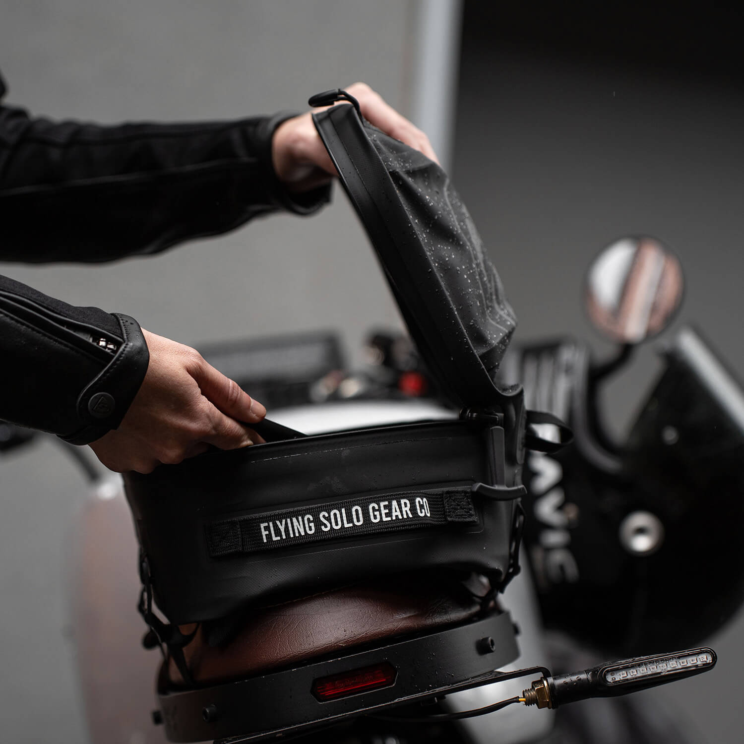 Flying Solo Gear Co | Tully Waterproof Tailbags - Small 7L - Bags & Luggage - Peak Moto