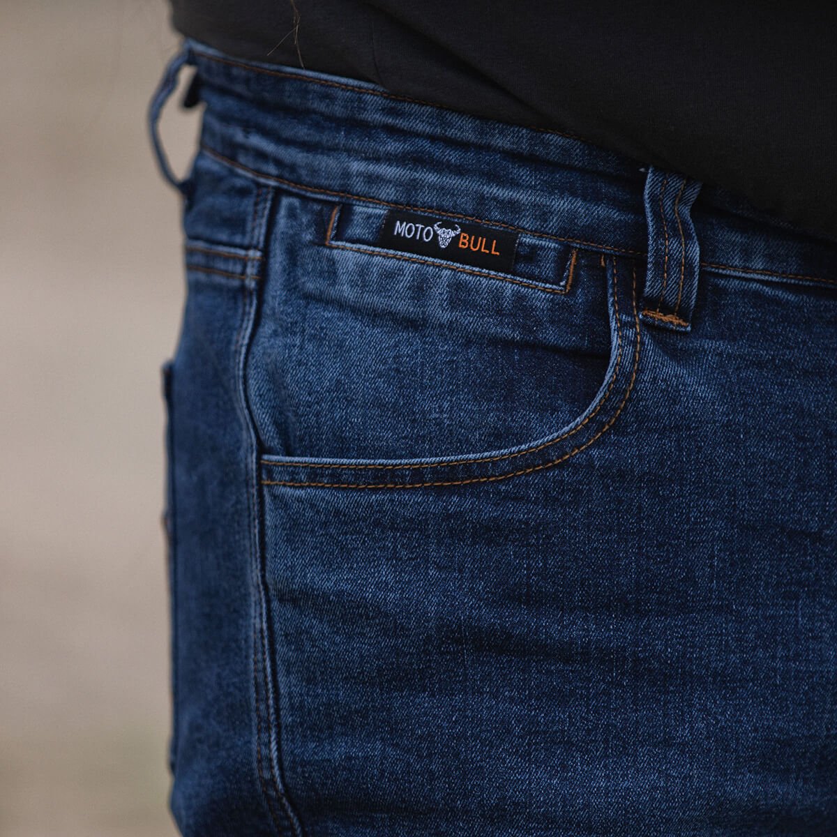 MotoBull | Kevlar Blue Jeans - S / W32 - Men's Pants - Peak Moto
