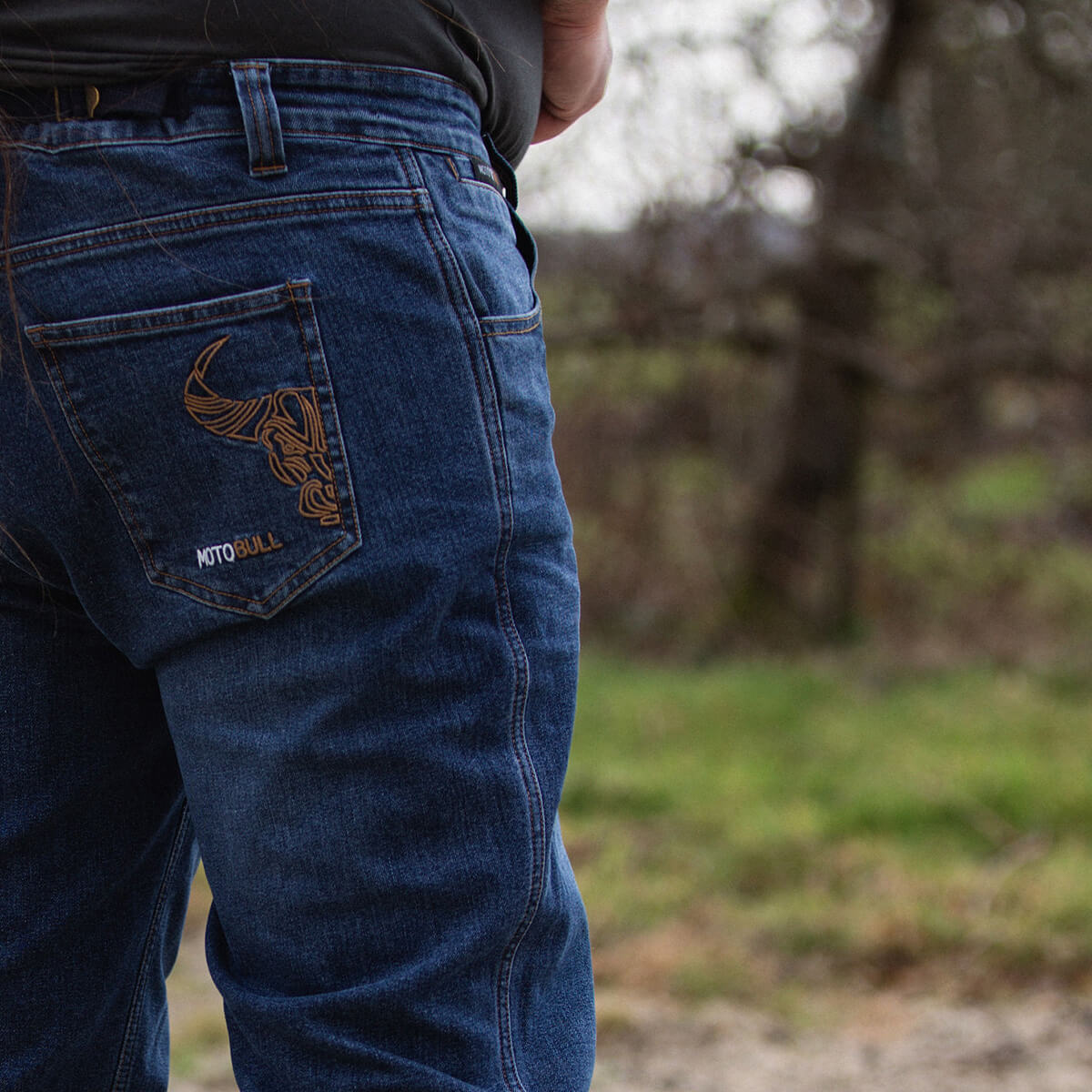 MotoBull | Kevlar Blue Jeans - S / W32 - Men's Pants - Peak Moto